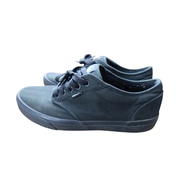 Vans Canvas Black Low Top Skate Shoes Men's 11 - Picture 7 of 8